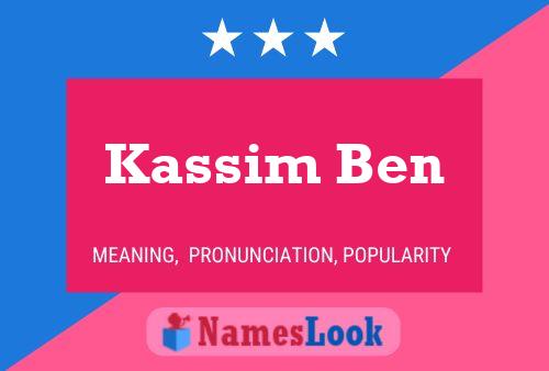 Poster del nome Kassim Ben