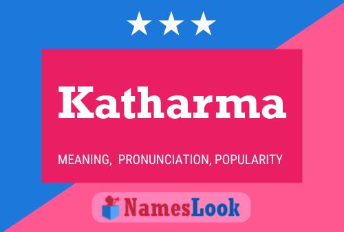 Poster del nome Katharma