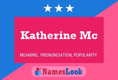 Poster del nome Katherine Mc