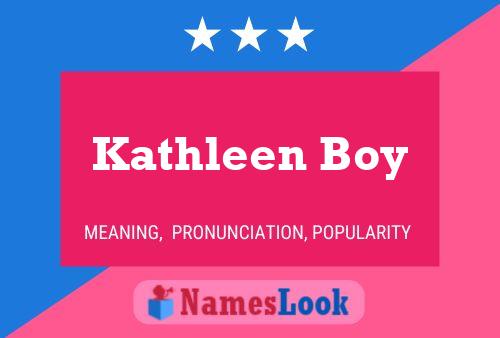 Poster del nome Kathleen Boy