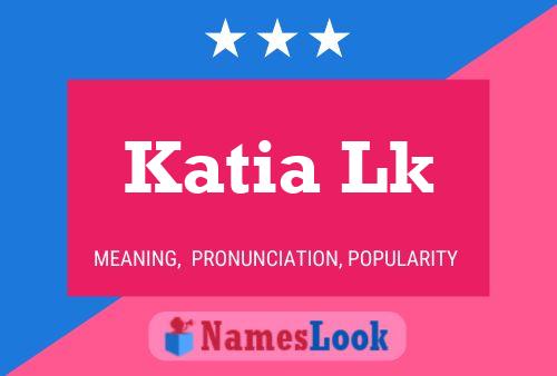 Poster del nome Katia Lk