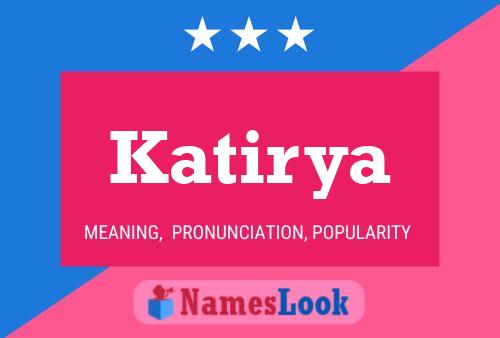 Poster del nome Katirya