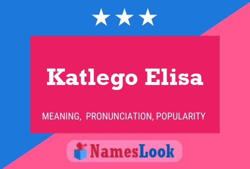 Poster del nome Katlego Elisa