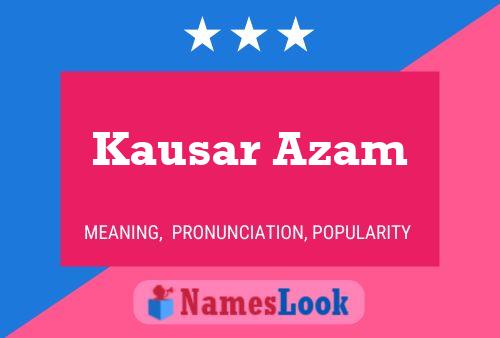 Poster del nome Kausar Azam