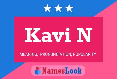 Poster del nome Kavi N