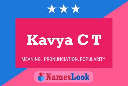 Poster del nome Kavya C T