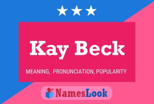 Poster del nome Kay Beck