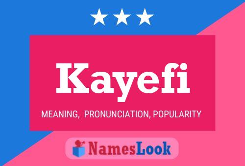 Poster del nome Kayefi