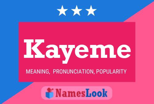 Poster del nome Kayeme