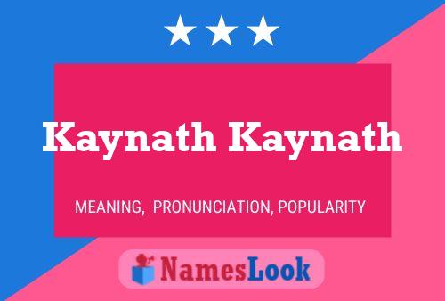 Poster del nome Kaynath Kaynath