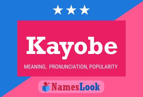 Poster del nome Kayobe