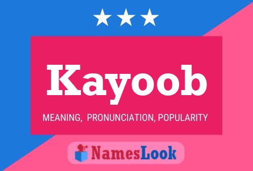 Poster del nome Kayoob