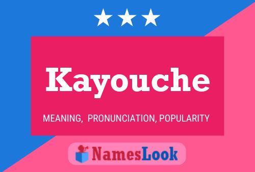 Poster del nome Kayouche