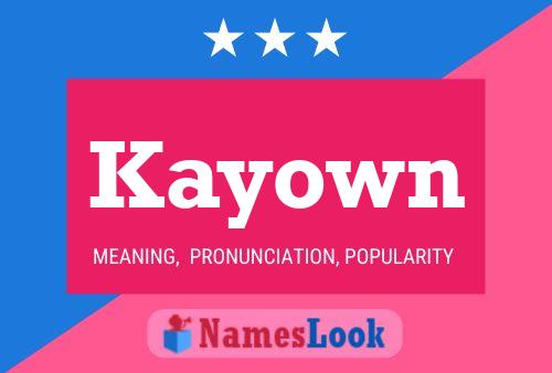 Poster del nome Kayown