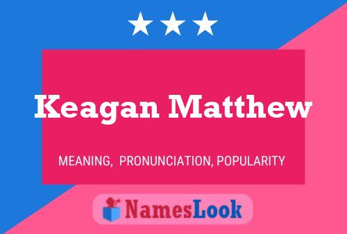 Poster del nome Keagan Matthew