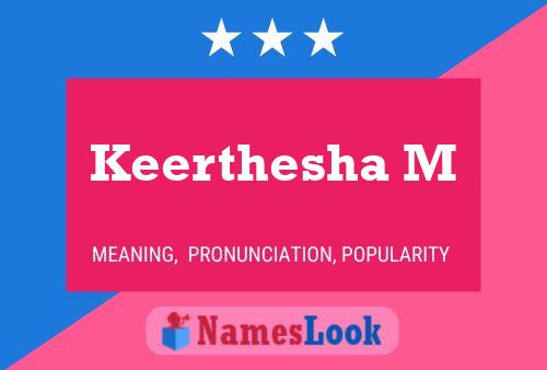 Poster del nome Keerthesha M