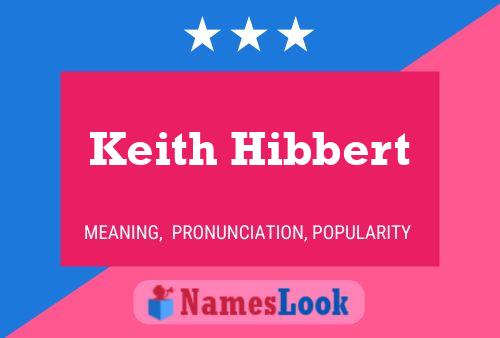 Poster del nome Keith Hibbert