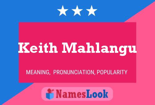 Poster del nome Keith Mahlangu