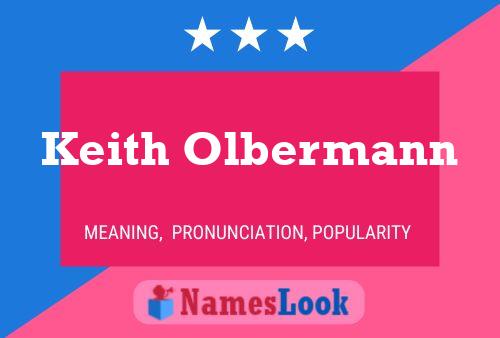 Poster del nome Keith Olbermann