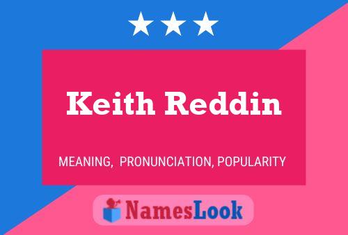 Poster del nome Keith Reddin