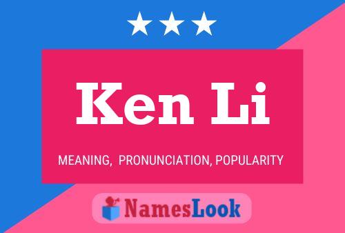 Poster del nome Ken Li