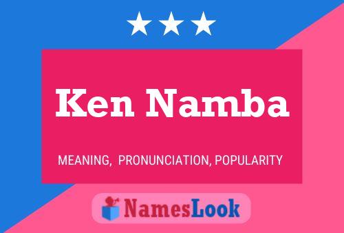 Poster del nome Ken Namba