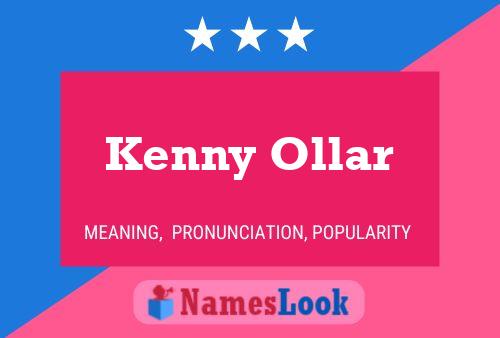 Poster del nome Kenny Ollar