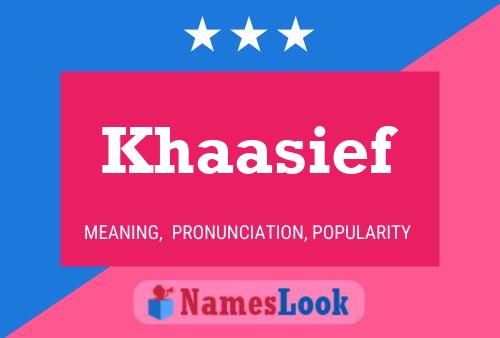 Poster del nome Khaasief