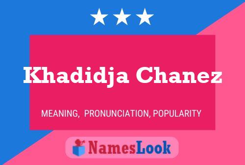 Poster del nome Khadidja Chanez