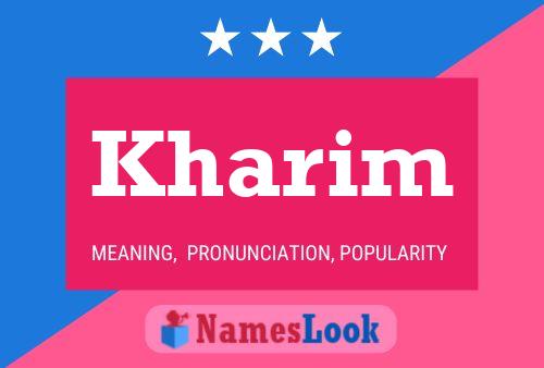 Poster del nome Kharim