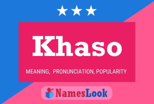 Poster del nome Khaso