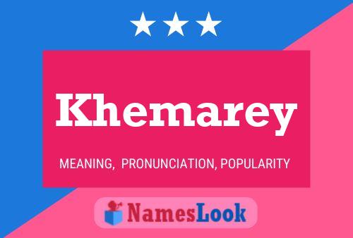 Poster del nome Khemarey