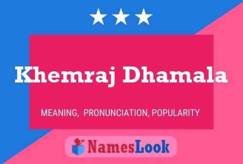 Poster del nome Khemraj Dhamala