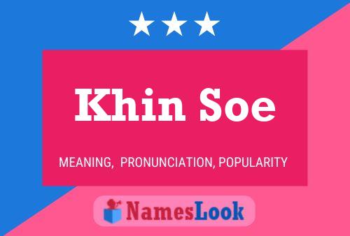 Poster del nome Khin Soe