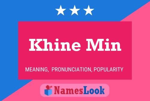 Poster del nome Khine Min