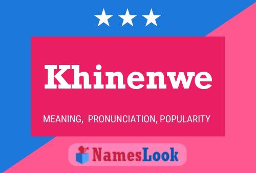 Poster del nome Khinenwe