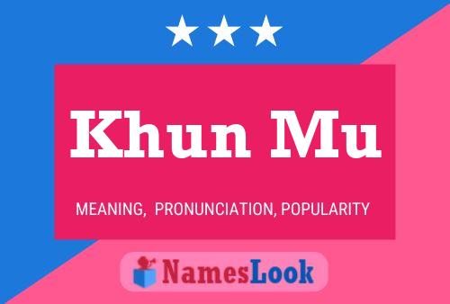 Poster del nome Khun Mu