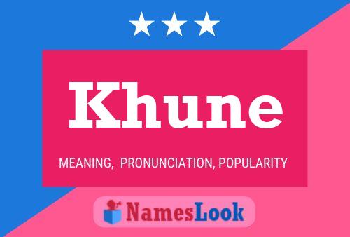 Poster del nome Khune