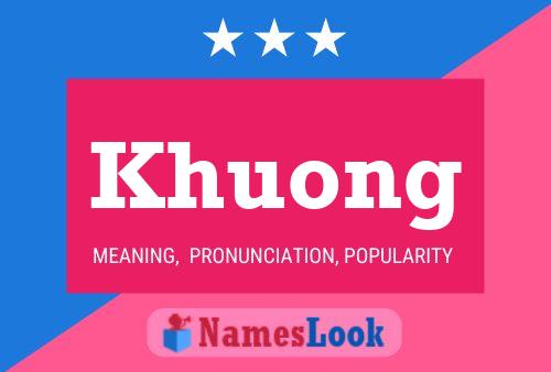 Poster del nome Khuong