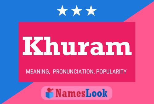 Poster del nome Khuram