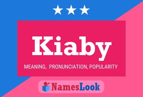 Poster del nome Kiaby