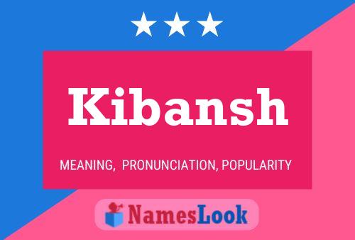 Poster del nome Kibansh