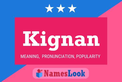 Poster del nome Kignan