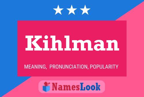 Poster del nome Kihlman