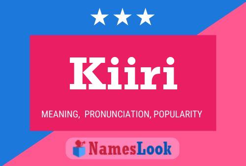 Poster del nome Kiiri