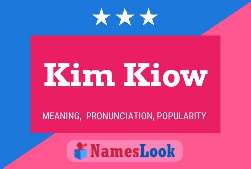 Poster del nome Kim Kiow