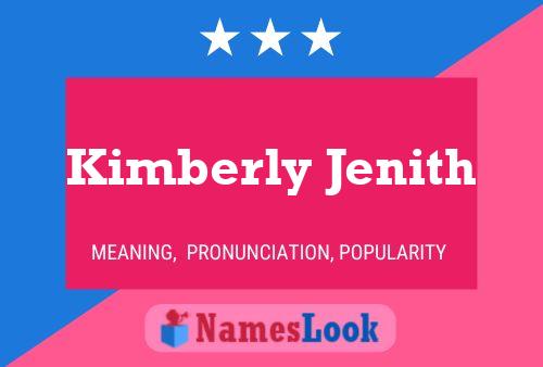 Poster del nome Kimberly Jenith