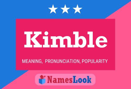 Poster del nome Kimble