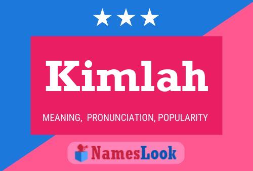 Poster del nome Kimlah