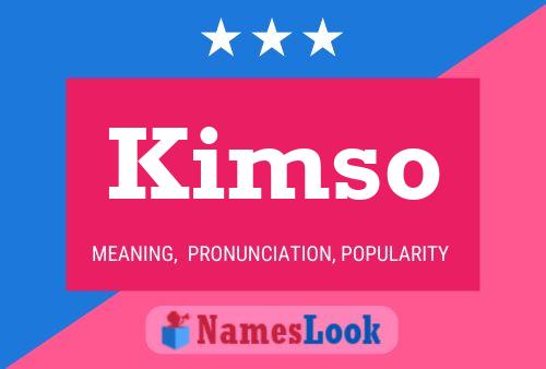 Poster del nome Kimso